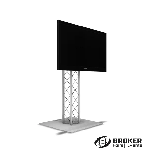 TV-Ständer Traverse · 32–65 Zoll – Artikelbild für Messebau